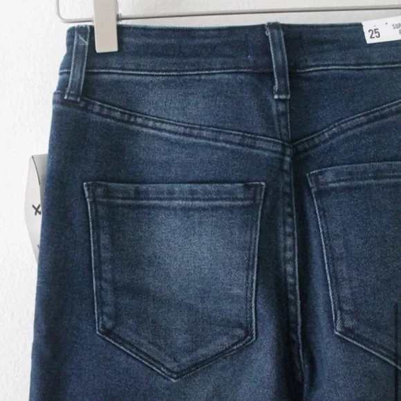 William Rast super high rise flare cropped jeans 25 NWT - Picture 6 of 9